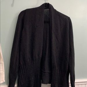 Black cardigan